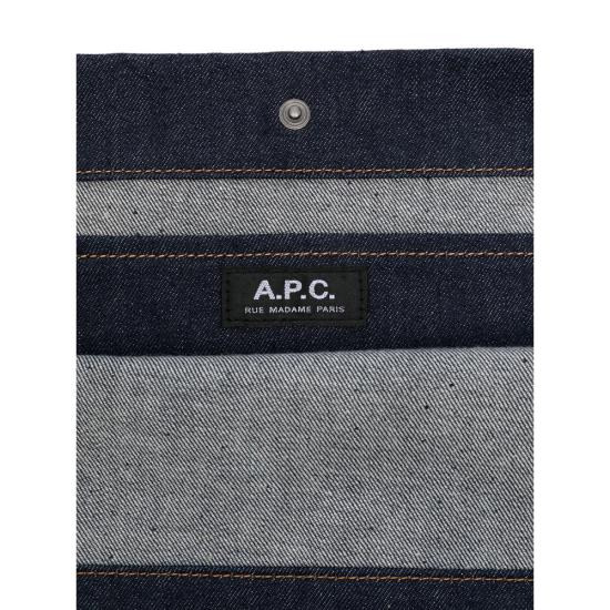 26SS 아페쎄 저널 로고 숄더백 COHIZ M61939 IAI BLUE - A.P.C.