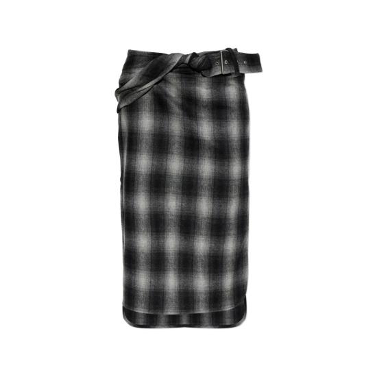 26FW 이로 스커트 NYLANE WP31 GRY99 GRAY