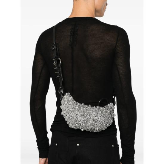 26FW 이너라움 벨트백 HM0SLBKSTUD SILBK BLACK - INNERRAUM