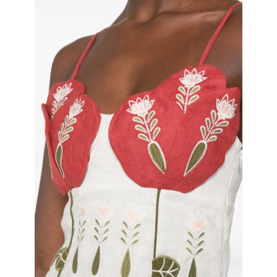26FW 팜 리오 원피스 355790 L0025 WHITE - FARM RIO