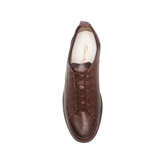 26FW 산토니 스니커즈 MBN022184SMAK FRIS50 BROWN - SANTONI