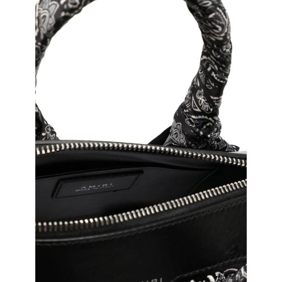 26FW 아미리 마이크로 반다나 토트백 AWBGTH1012 001 BLACK - AMIRI