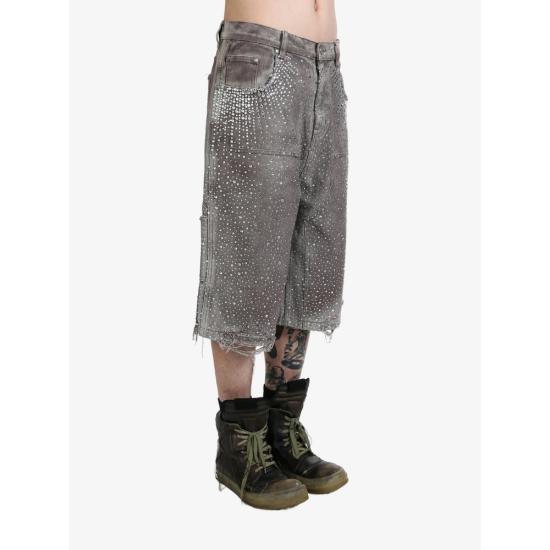 26SS 버스 오브 로열 차일드 데님 숏팬츠 BC24SSSP02 BRN BROWN - BIRTH OF ROYAL CHILD
