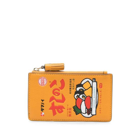 26FW 안야힌드마치 지갑 208246 AW260126 MARIG YELLOW