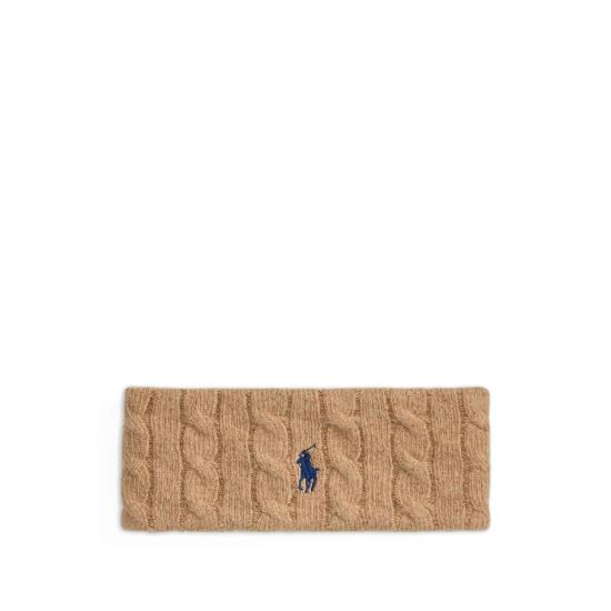 26FW 랄프 로렌 헤어 액세서리 455981426003 CAMEL BEIGE
