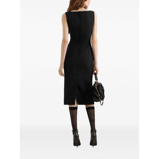 26FW 돌체앤가바나 원피스 F630OT FU2L8 N0000 BLACK - DOLCE & GABBANA