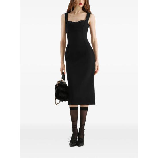 26FW 돌체앤가바나 원피스 F630OT FU2L8 N0000 BLACK - DOLCE & GABBANA