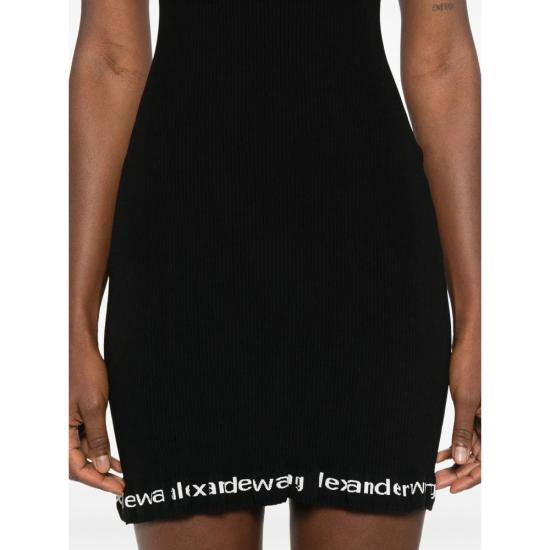 26SS 알렉산더 왕 원피스 4KC1266045 001 BLACK - ALEXANDER WANG