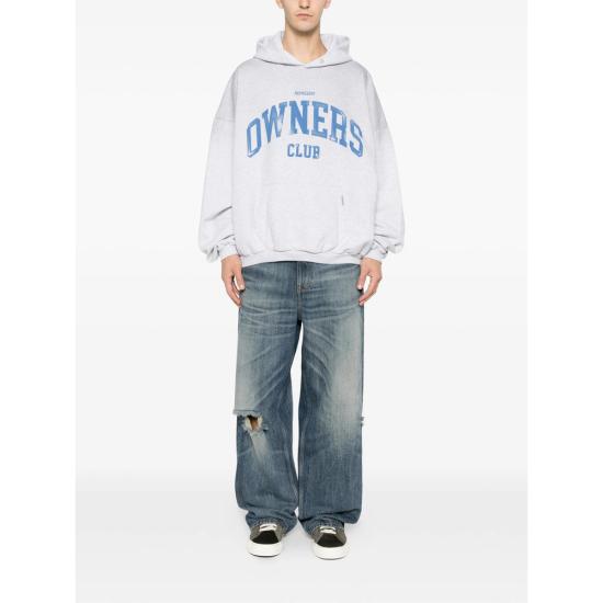 26SS 리프레젠트 후드 티셔츠 OCM100044 50 SPIGR GRAY - REPRESENT