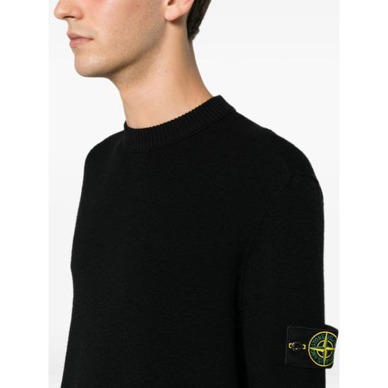 26FW 스톤 아일랜드 스웨터 155100011 S01C4 V0029 BLACK - STONE ISLAND