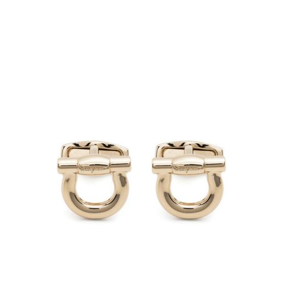 26FW 살바토레 페라가모 커프스 링크/타이 홀더 775189 0676144 ORO GOLD