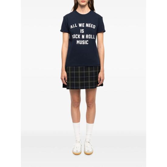 26FW 자딕앤볼테르 폴로 티셔츠 JWTS02965 ENCRE BLUE - ZADIG & VOLTAIRE