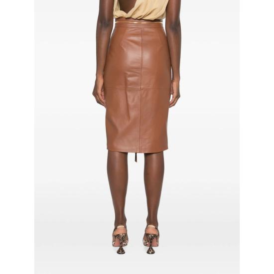 26FW 엘리자베타프랜치 스커트 GP01Z66E2 FK3 BROWN - ELISABETTA FRANCHI