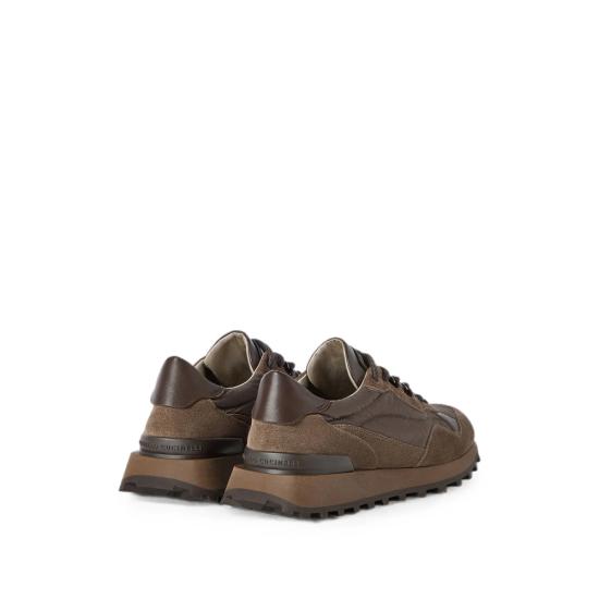 26FW 브루넬로 쿠치넬리 스니커즈 MZSFG3380 C8769 BROWN - BRUNELLO CUCINELLI