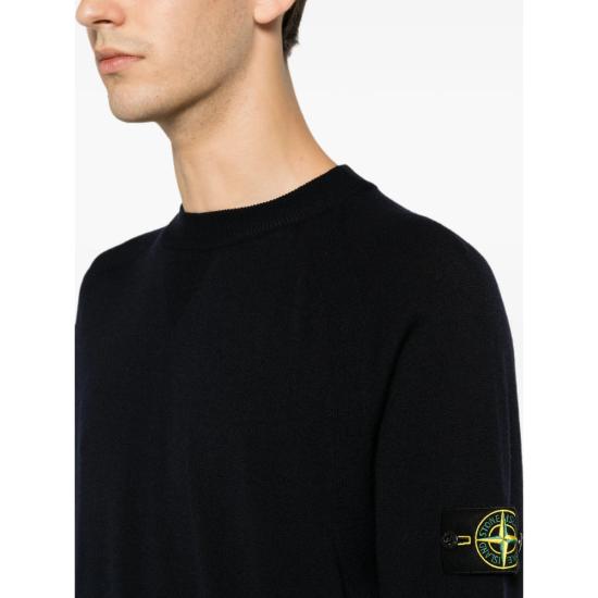 26FW 스톤 아일랜드 스웨터 155100007 S00A1 V0020 BLACK - STONE ISLAND