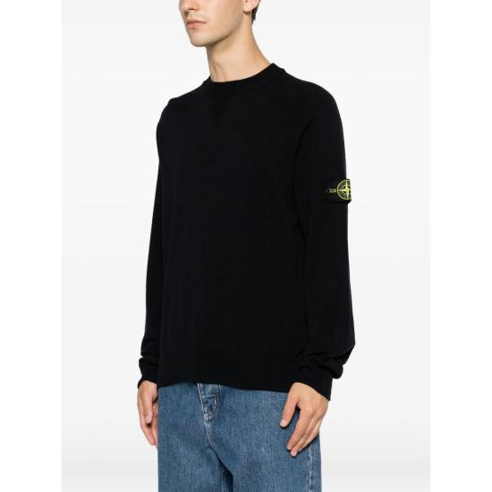 26FW 스톤 아일랜드 스웨터 155100007 S00A1 V0020 BLACK - STONE ISLAND