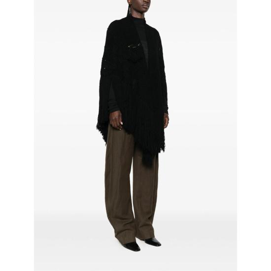 26FW 키아라이즈 케이프 SPEO001WO VBK BLACK - CHIARA IS