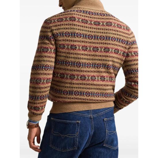 26FW 랄프 로렌 스웨터 710B28589001 MULTI BROWN - RALPH LAUREN