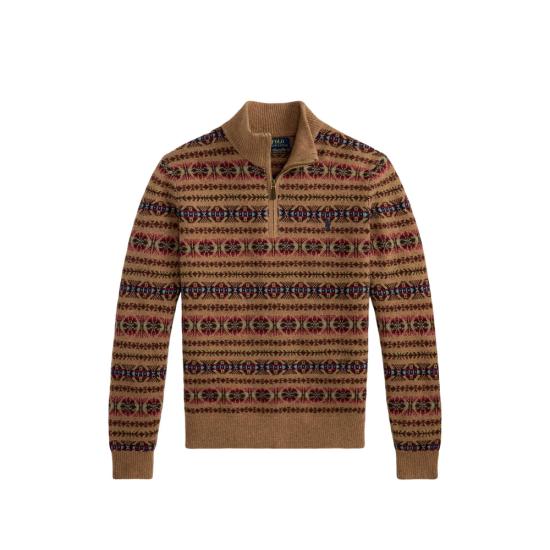 26FW 랄프 로렌 스웨터 710B28589001 MULTI BROWN