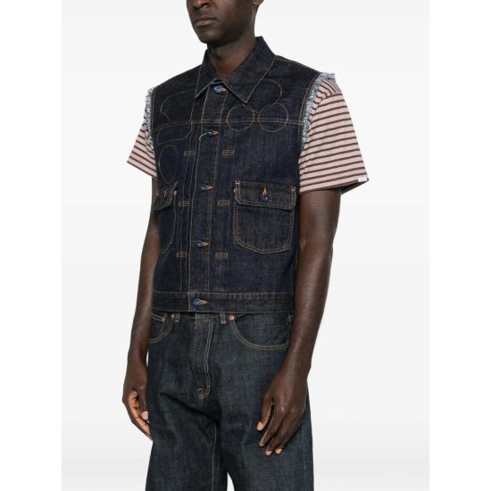 26SS 겐조 몽키 핏 쇼츠 FG55DV0076U1 DM BLUE - KENZO