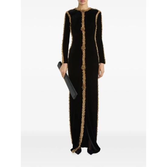 26FW 발망 원피스 DR000000 0075 EAD BLACK - BALMAIN