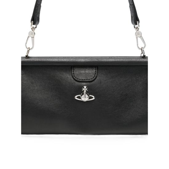 26FW 비비안웨스트우드 아카이브 오르브 탑핸들 토트백 4B01001EW L00BX N401 BLACK - VIVIENNE WESTWOOD