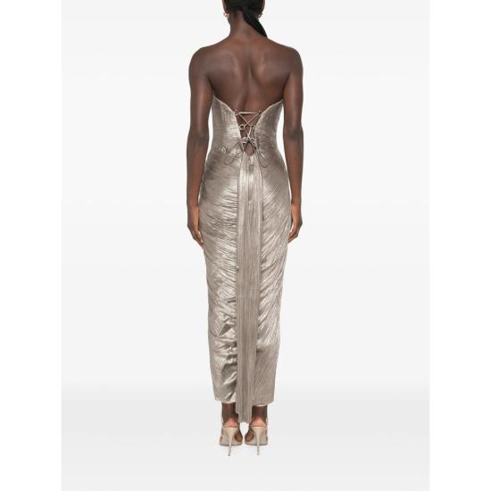 26FW 마리아루시아호한 원피스 HUDA WOOSM BROWN - MARIA LUCIA HOHAN