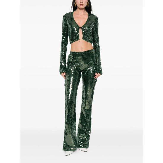 26SS 오세리 팬츠 MPS261 SEQUINS GREEN - OSÉREE