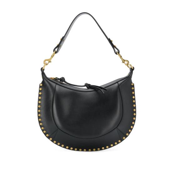 26FW 이자벨마랑 나오코 레더 숄더백 A1C01M PP0001FA 01BK BLACK - ISABEL MARANT