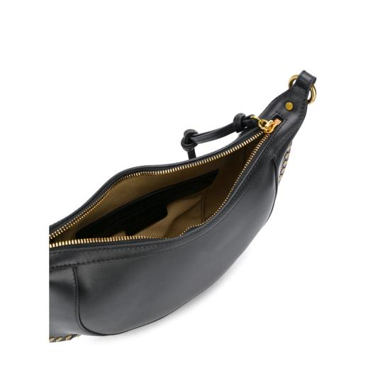26FW 이자벨마랑 나오코 레더 숄더백 A1C01M PP0001FA 01BK BLACK - ISABEL MARANT