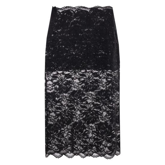 26FW 파코라반 스커트 24AJJU598 PA0170 P001 BLACK - PACO RABANNE