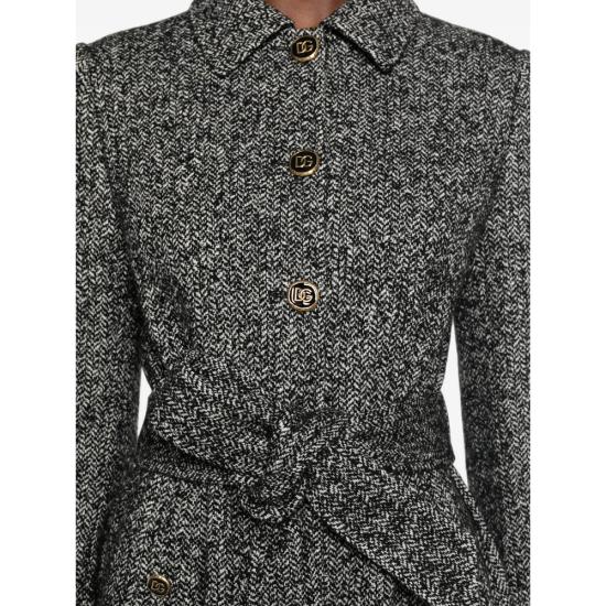 26FW 돌체앤가바나 코트 F0W7TT FCZAE S8030 BLACK - DOLCE & GABBANA