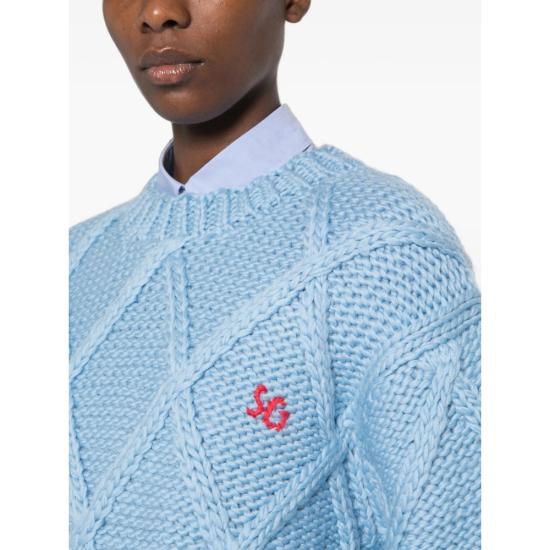 26FW 스티네 고야 스웨터 SGK072 2497 SKBLU BLUE - STINE GOYA