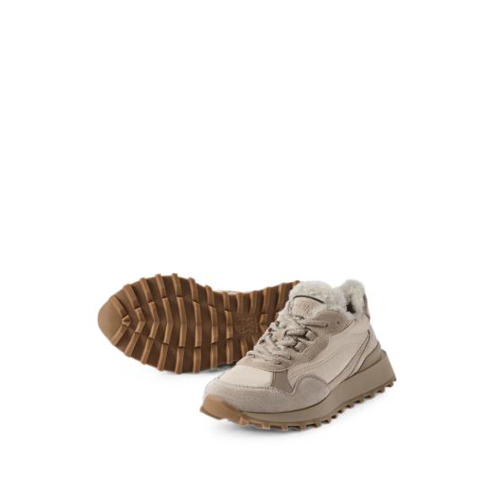 26FW 브루넬로 쿠치넬리 스니커즈 MZSFG3381 C5859 BEIGE - BRUNELLO CUCINELLI