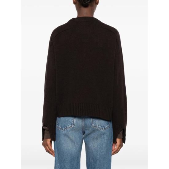 26FW 쉐르 스웨터 PUL0079 WILL CHOCO BROWN - SOEUR