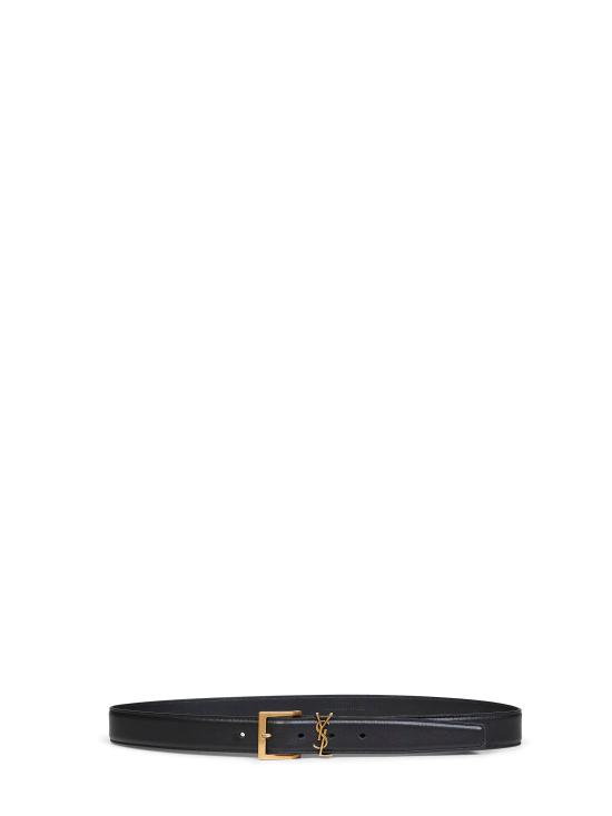 26FW 생로랑 벨트 864585BOO0W1000 BLACK