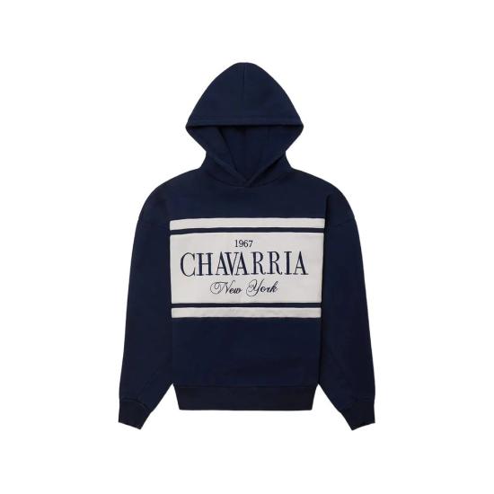 26SS 윌리 차바리아 후드 티셔츠 WCJSY0192 014 PEACO NAVY