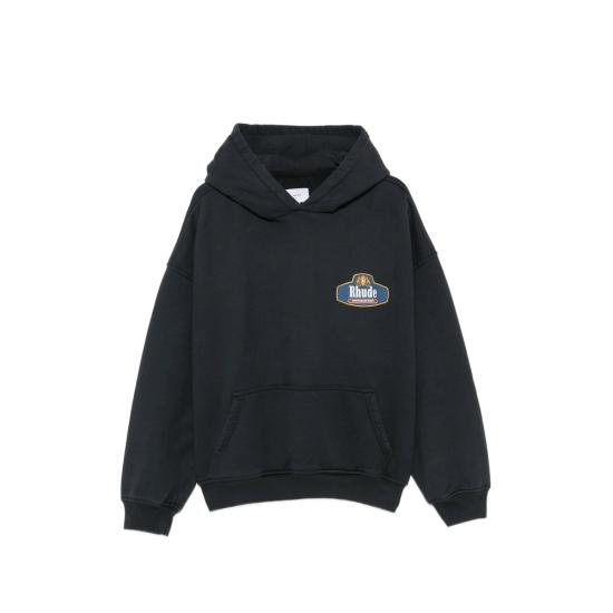 26SS 루드 후드 티셔츠 RHSS26HO07012 6189 BLACK