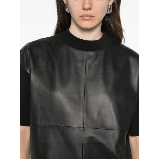 26FW 막스마라 스튜디오 폴로 티셔츠 MSTSEGALE 010F 003 BLACK - MAX MARA STUDIO