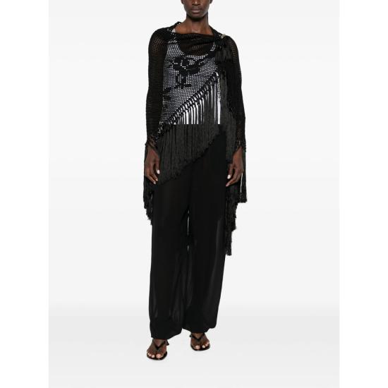 26FW 키아라이즈 케이프 SROS005CO VI SE VBK BLACK - CHIARA IS