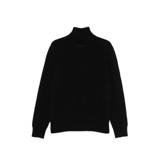 26FW MM6 메종마르지엘라 스웨터 M13286 SH0AM0095 900 BLACK - MM6 MAISON MARGIELA