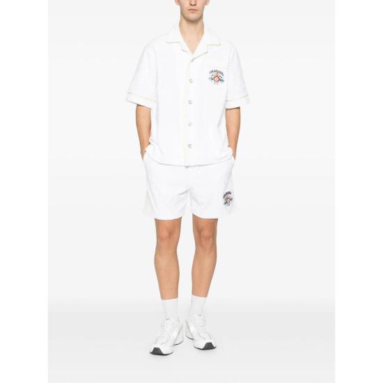 26SS 카사블랑카 셔츠 SP26 SH 085 03 WHITE - CASABLANCA