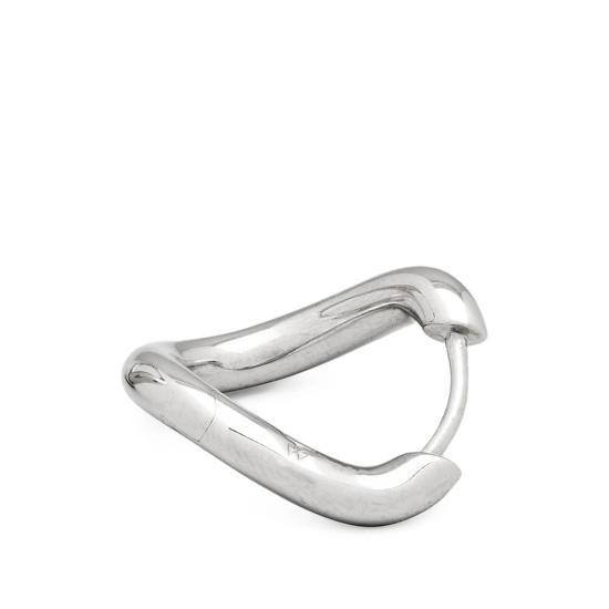 26FW 톰우드 이어링 101645 RIVER HOOP SILVER - TOM WOOD