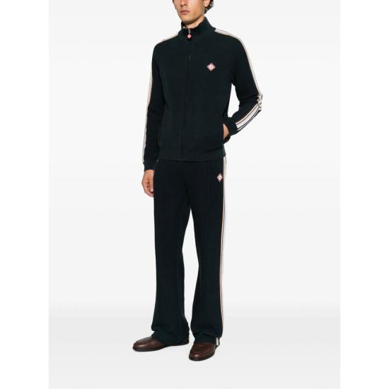 26FW 카사블랑카 자켓 AW26 KW 1509 01 NAVY - CASABLANCA
