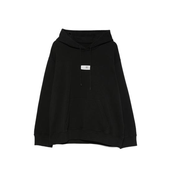 26FW MM6 메종마르지엘라 후드 티셔츠 M25025 SH0GU0048 900 BLACK