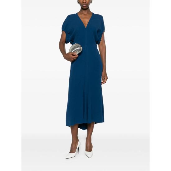 26FW 빅토리아 베컴 원피스 1126WDR006381A DKOCE BLUE - VICTORIA BECKHAM