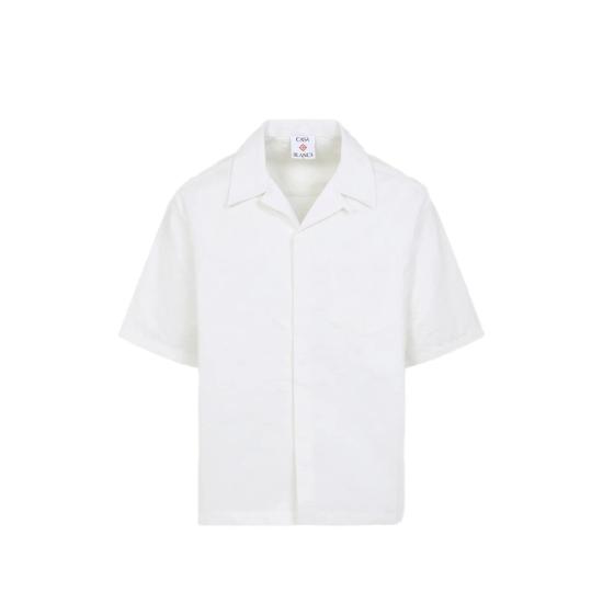 26SS 카사블랑카 셔츠 SP26 SH 228 01 WHMON WHITE