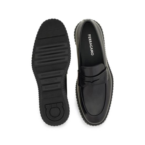 26FW 살바토레 페라가모 스니커즈 02B064 0796980 3E NERO BLACK - SALVATORE FERRAGAMO