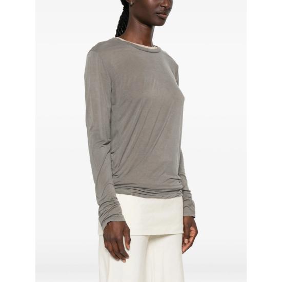 26FW 베이스레인지 폴로 티셔츠 TTLS LY LONG SLEEV GIGRE GRAY - BASERANGE