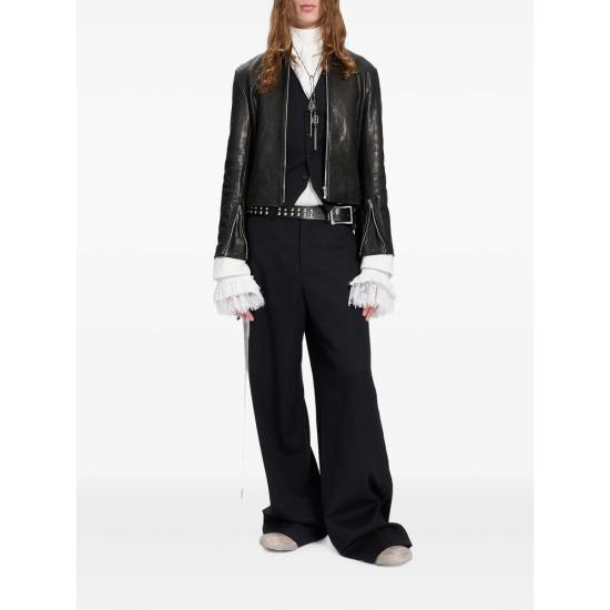 26FW 앤 드뮐미스터 팬츠 B0014461 FA761 099 BLACK - ANN DEMEULEMEESTER